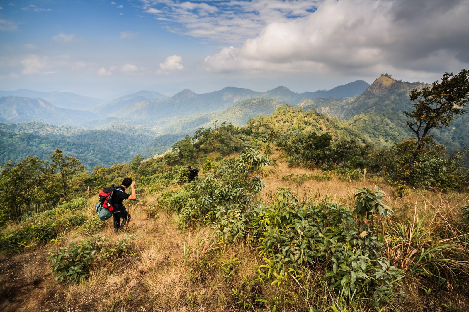 Thailand Mountain Trail Hikking Trails, Trekking Trips, & Running Tours Thailand Chiangmai,amphoe,doi,saket,thailand, ,december,5,,2011:,traveler,backpacker